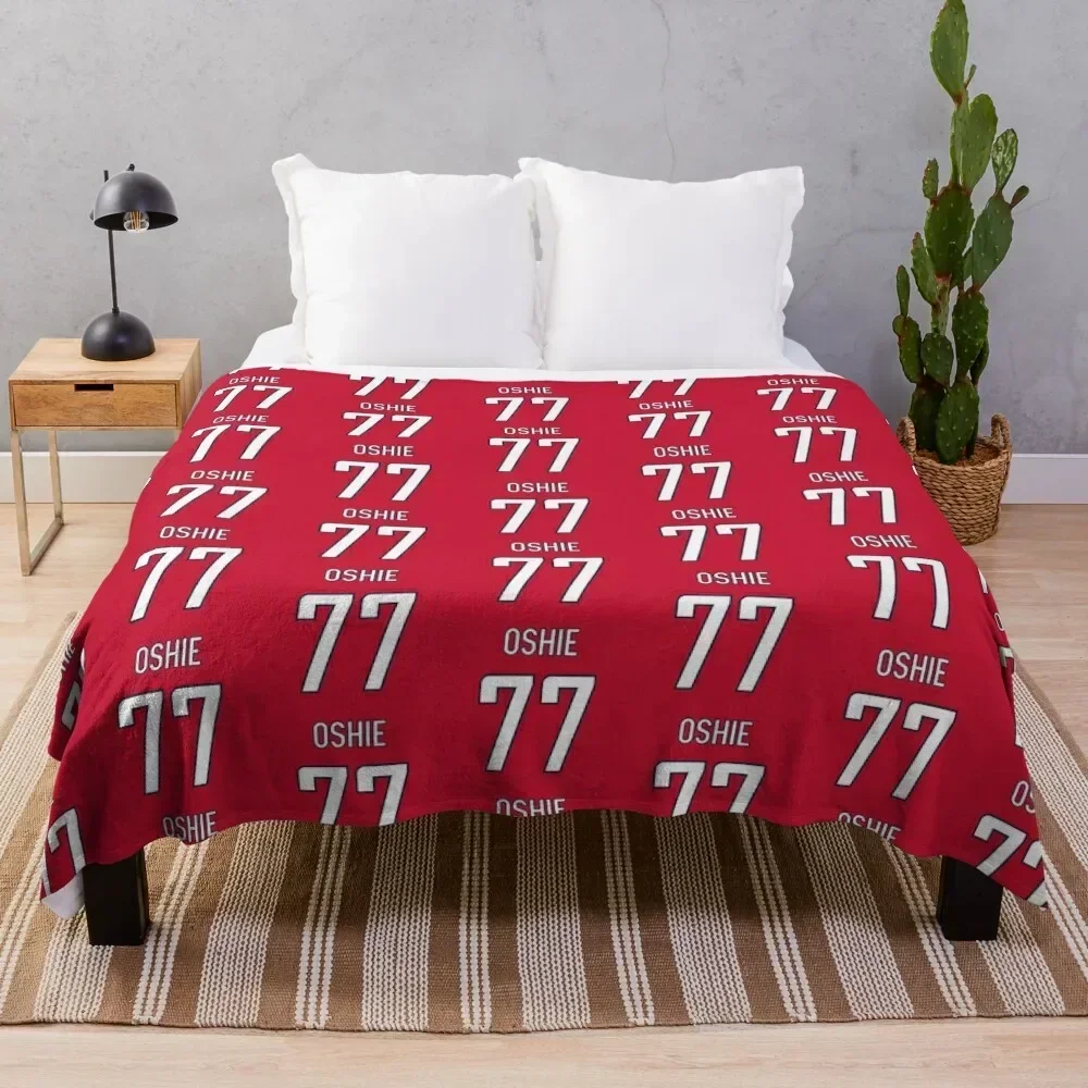

Oshie Red Throw Blanket Fluffy Cozy Throw Blanket for Home Decor