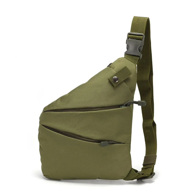 قماش ركوب الدراجات حقيبة الصدر حقيبة ساعي لركوب الدراجات/المشي لمسافات طويلة كامو Crossbody حقيبة كتف خفيفة الوزن أكسفورد الرجال التكتيكية سترة الحقيبة