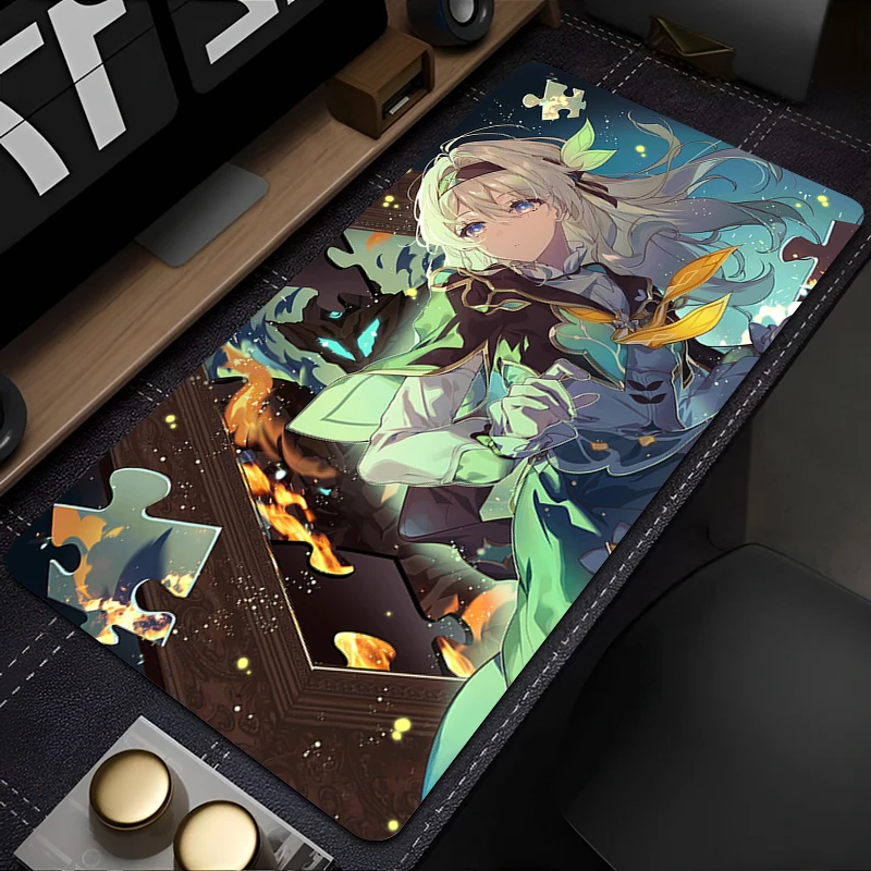 Mouse pad game player computer keyboard pad desk pad anti-slip cartoon table pad PC carpet Honkai: Star Rail Firefly Mousepad XL