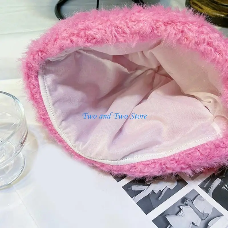 

HX6F White Bear Hat Oversized Headwear for Cycling and Running Thicken Head Wrap