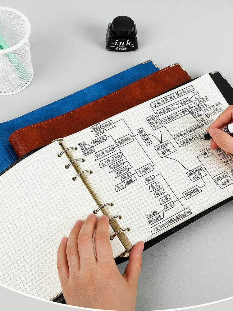 horizontal-grid-notebook-a4-binder-notebook-mind-map-spiral-notebook-b5-landscape-journal-notebook-pu-leather-journal-book