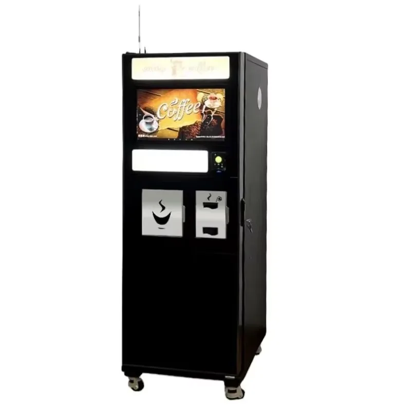 【Best-selling】Intelligent Self-Service Coffee Machine - 32 Flavor Combinations - Temperature Precision Settings - Modern Payment