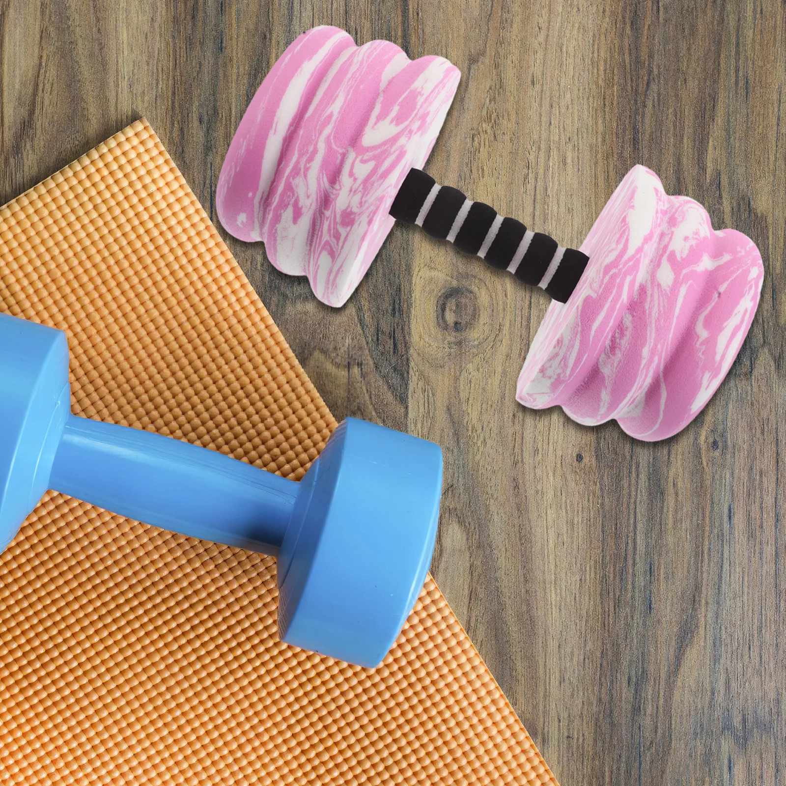 

Pool Dumbbells for Lightweight Soft Eva Material Buoyant Design Support Recovery Training Water Exercise Equipment