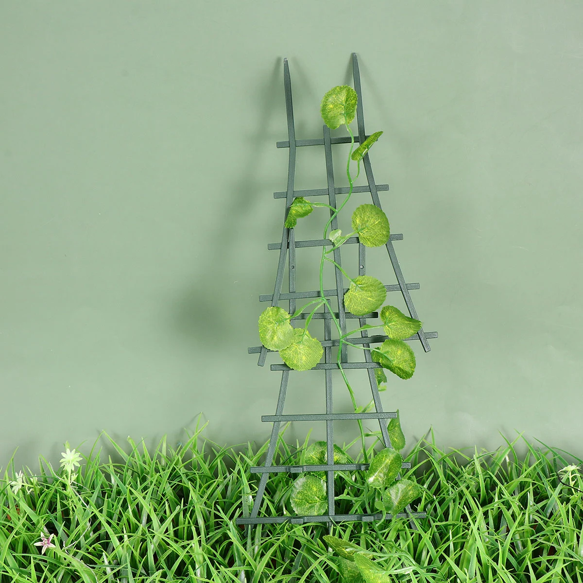 

10pcs Flower Frame Potted Plant Holder Garden Yard Use Durable Reusable Compact Easy Assemble Straight Stem Growth