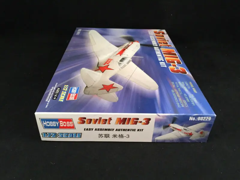 1/72 هواية بوس 80229 السوفياتي MIG-3 طائرة مقاتلة طائرة نفاثة ثابتة للأولاد