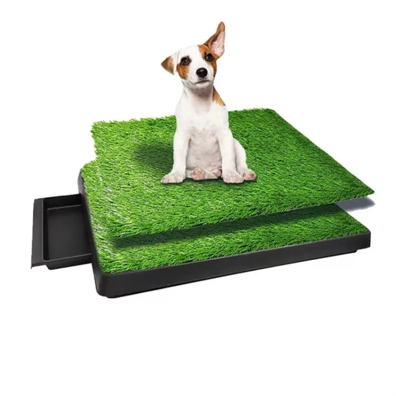 

Pet Supplies Dog Grass Pee Pad Dog Potty Training Rug Indoor Outdoor Toilet Drawer Type Flooring Grass Doormat for Dogs Cats