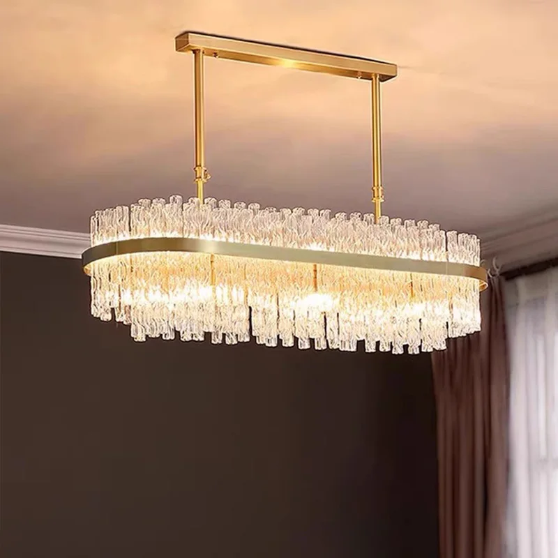 All brass gold round glass ceiling light chandelier for dining room, living room, bedroom home decor, customisable