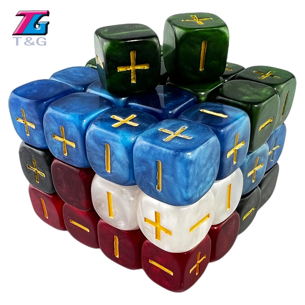 6-Sided Marbled Efeito Dice, Fate e Fudge Jogo, Fate e Fudge Jogo, Brand New, 10pcs