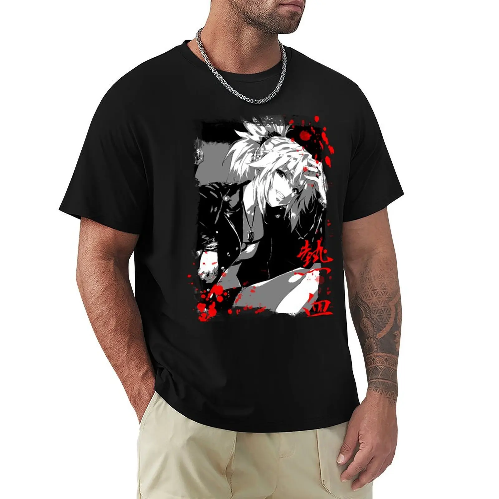Fate - Mordred T-Shirt man t shirts high quality luxury brand T-Shirt