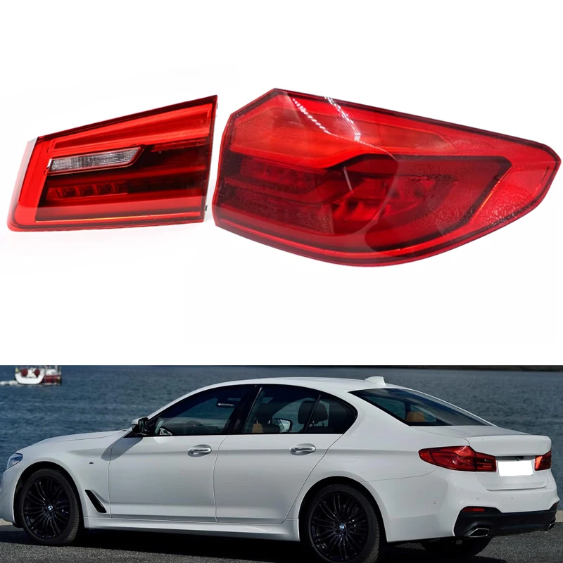 

Поп-задний фонарь в сборе для BMW 5 серии G30 2018 2019 2020, светодиодный задний фонарь, тормозной задний фонарь, указатель поворота DRL, автомобильные аксессуары