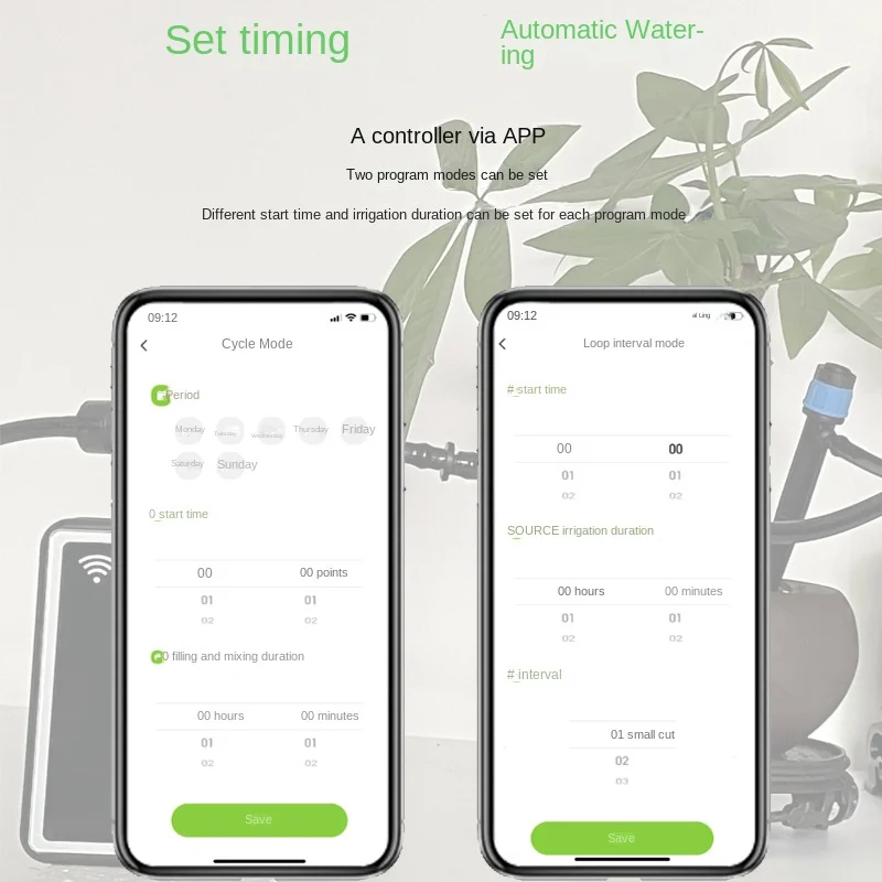 XinE-Tuya Smart Watering System, Automatic Controller Unit, Garden Drip Irrigation Tools, Google Alexa,  WiFi