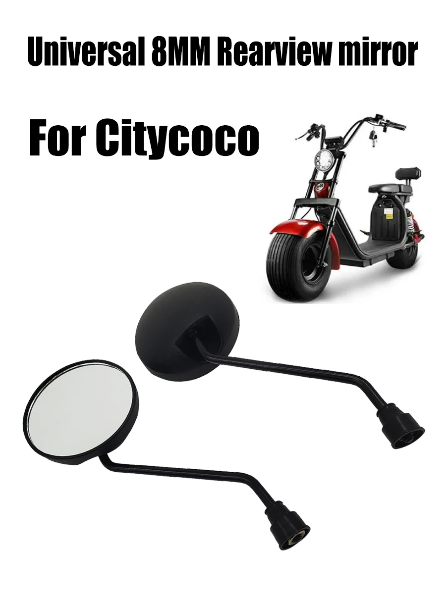 AliExpress NONE Electric Scooter Motorcycle Bike Reverse Mirror 8mm Rearview Universal For Citycoco Electric Scooter Harley Electric Scooter