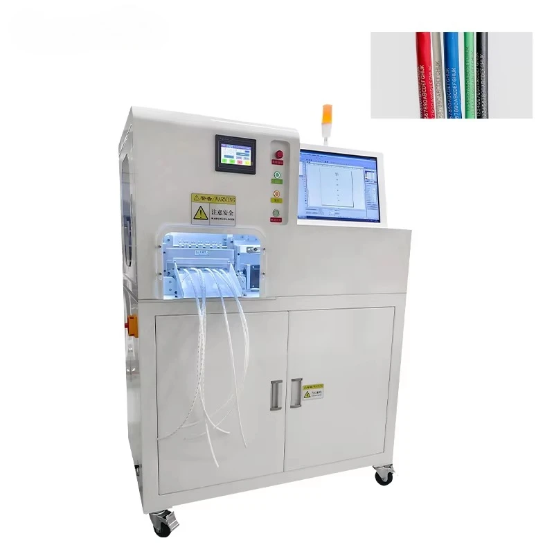 EW-6320 Automatic 2000W Laser Printing & Cutting Tube Machine 6-Channel 1.5-40 OD Compatibility Forced Water Cooling