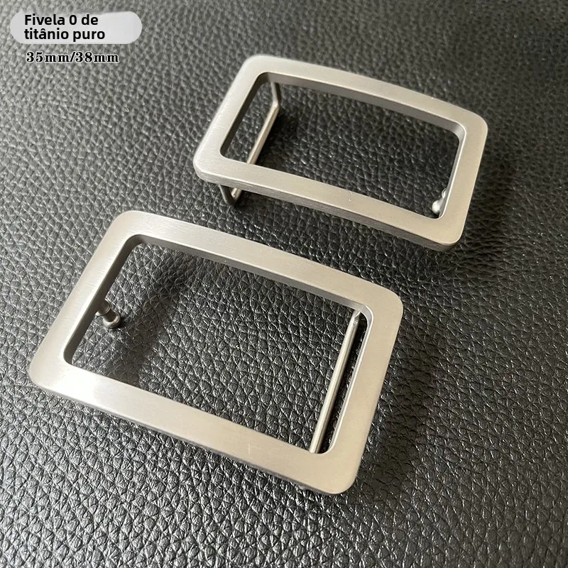 pure-titanium-belt-bule-35-letter-bule-head-men's-smooth-bule-38cm-pants-belt-bule-word-bule-o-aped-belt-bule