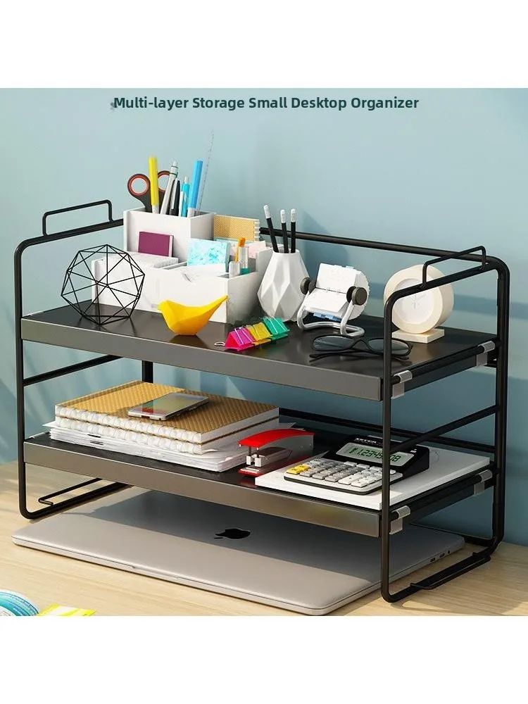 Multi-Layer Desktop Cup Storage Rack Office Water Cup Mug Capsule Coffee Tea Bag Organizer Iron Kitchen Storage Shelf Holder