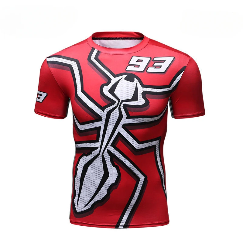 Men's New 3D Printed Fashionable Men's Jerseys Street Wear Men's Sports Short Sleeved T-shirts Children's Spider Man T-shirts