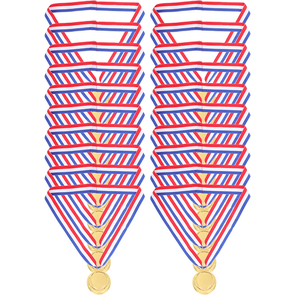 

20Pcs Marathon Medals Durable Creative Student Sports Awards Encouragement Party Game Prizes Sports Medals Competition Supply
