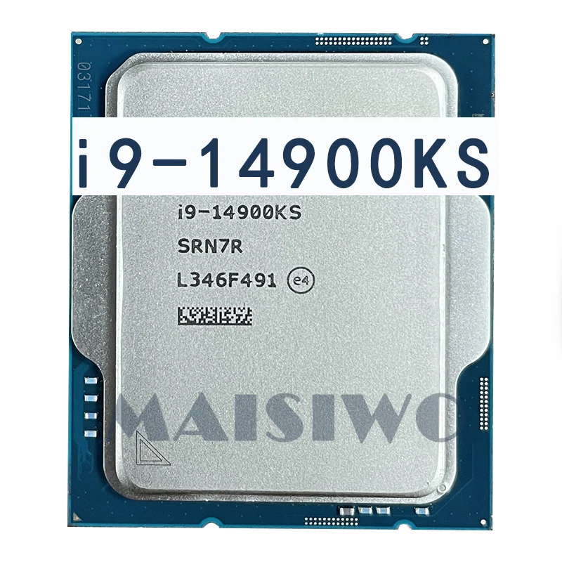 Used i9 14900KS Processor 10nm 24 Cores 32 Threads 3.2GHz 36MB 150W LGA 1700 14th Gen CPU