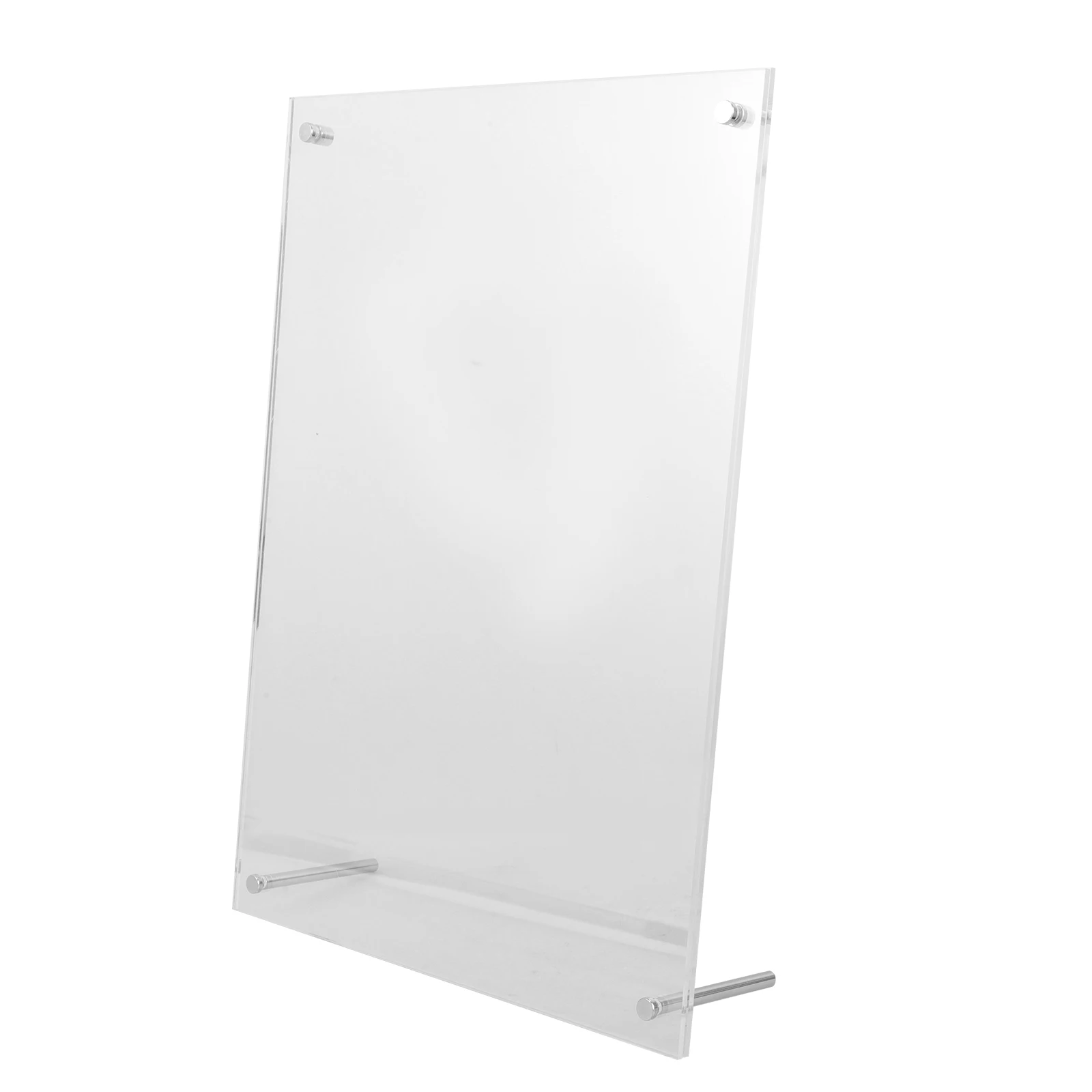 

Acrylic Photo Frame Transparent Certificate Frame High Transparency Stylish Appearance Easy to Replace Wall Hanging Office Home