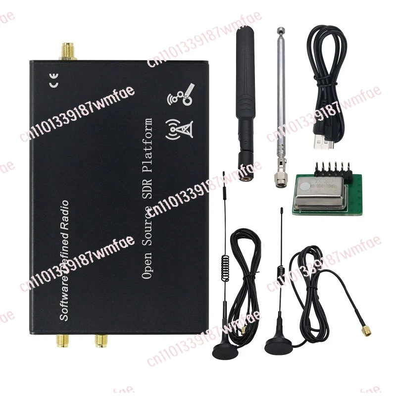 1MHz-6GHz R10 V2.0.x software-defined radio with housing and four antennas