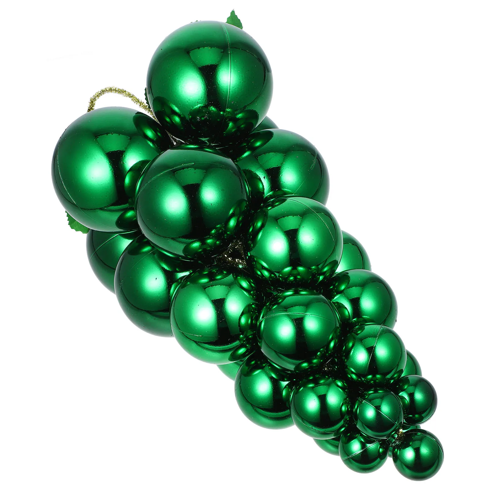 

Tree Pendant Decorations Green naments Plastic Balls Hanging Sphere Artificial Grape Accessories Christmas Ball Green Holiday