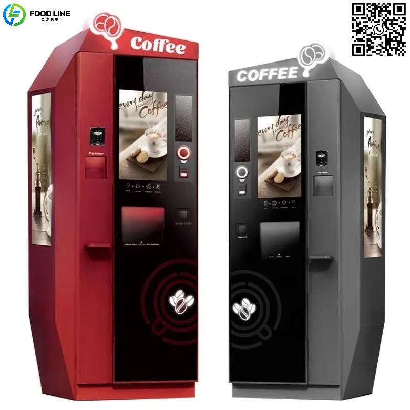 Customized Advertising Screen Hot And Cold Beverage Capsule Tea And Coffee Vending Machine China Manufacture
