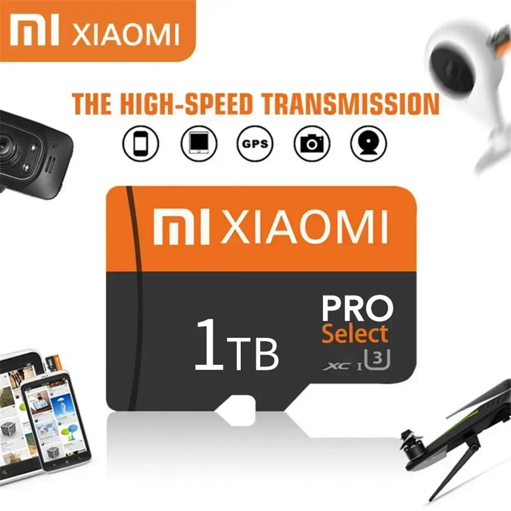 Original Xiaomi Micro SD Card 2TB 1TB 512GB High Speed Memory Card 256GB 128GB Class TF Card for Drone Equipment Audio PC