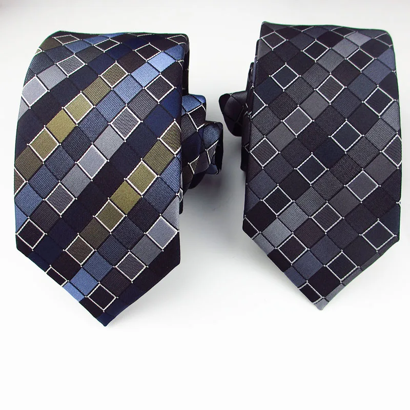

100% шелковый галстук, классический клетчатый жаккардовый мягкий мужской галстук, аксессуары для костюма, галстук для свадьбы, деловой вечеринки, подарок, гават