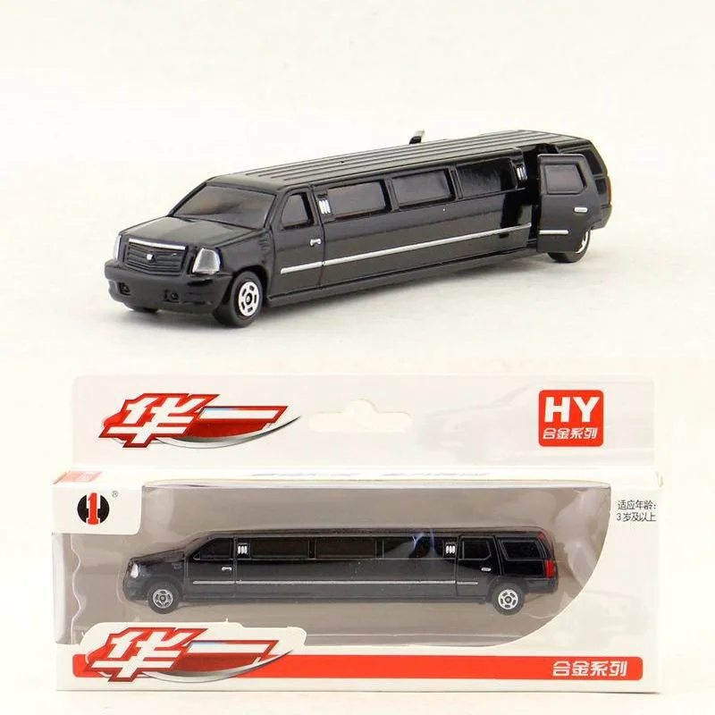 Diecast Metal Toy Vehicle Model Stretch Lincoln Limousine Luxury Educational Car Collection Gift Kid Doors Openable