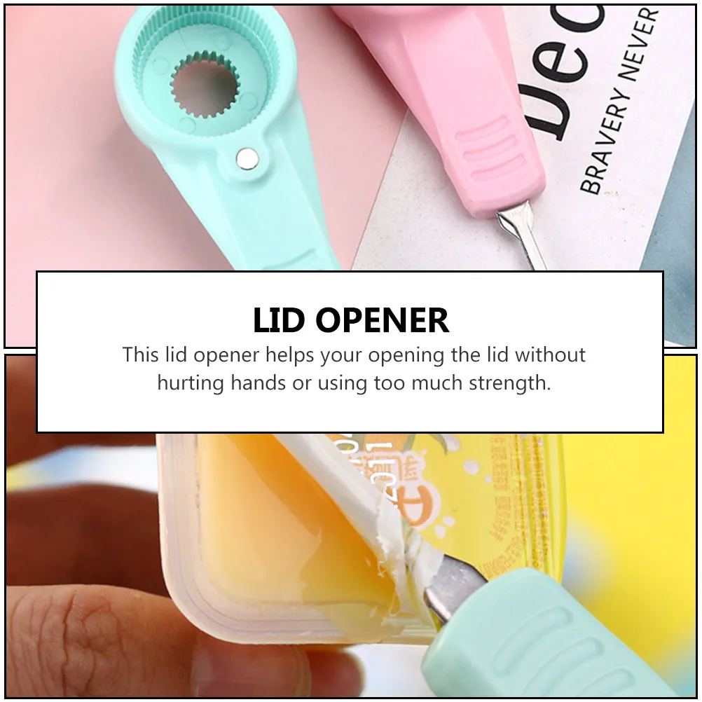 

Lid Opener for Jelly Bags Drinks Bottles Magnetic Caps Screwing Tool Labor-Saving Film Roller Home Kitchen Bottle Lid Lifters