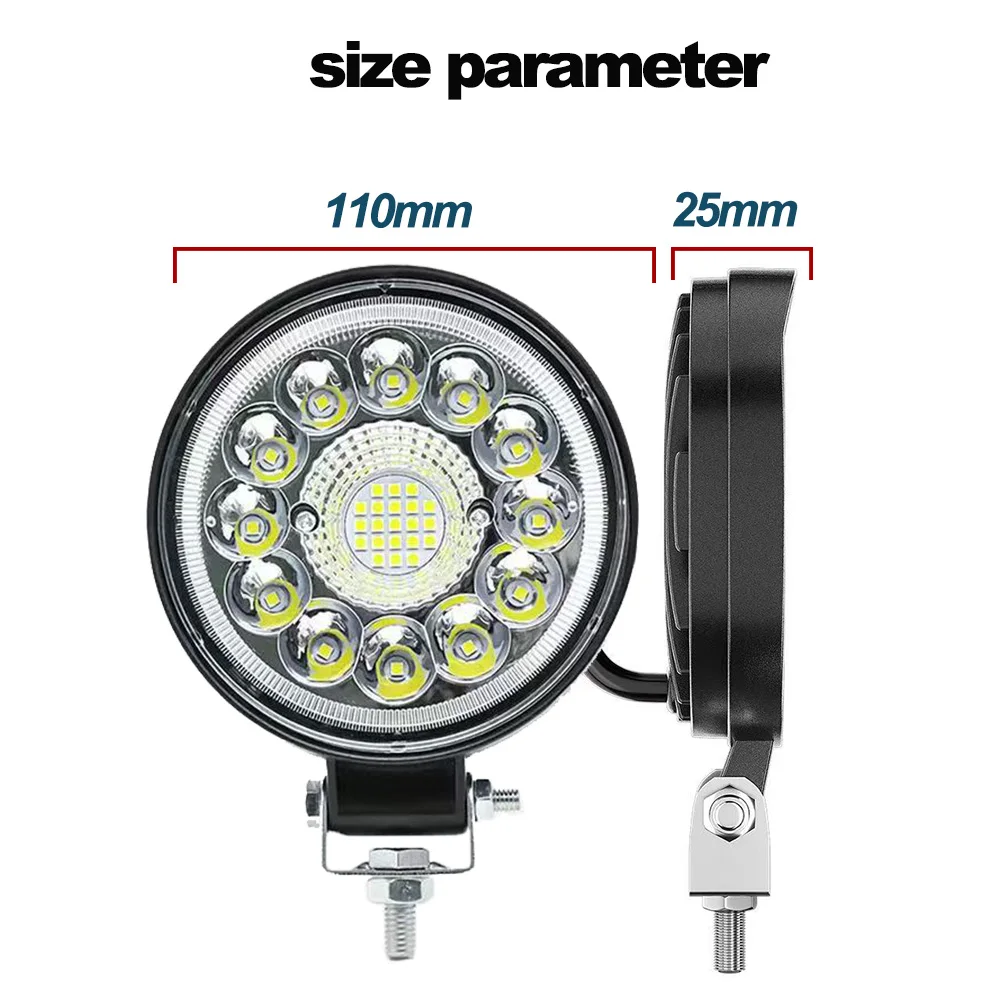 4 "Auto LED Bar Offroad 4X4 Faretto 12V 24V Barra luminosa da lavoro per Jeep Camion Auto Trattore ATV Barra Fari Accessori auto