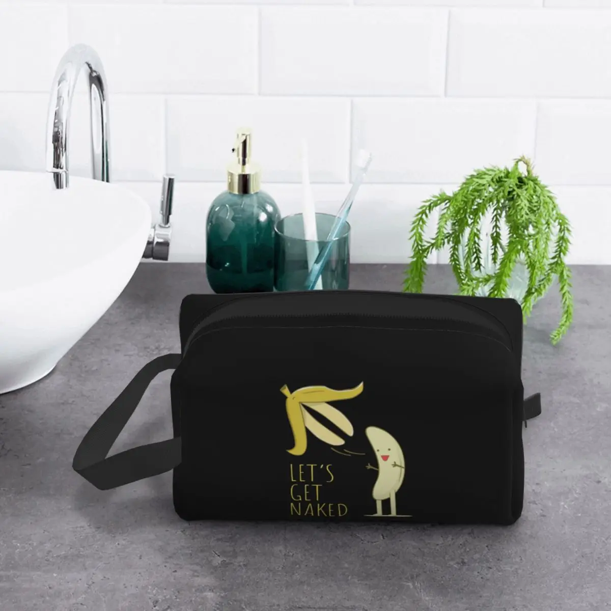 

Косметичка-органайзер Lets Get Naked для хранения косметики, дорожный несессер для женщин, косметичка для путешествий, пенал