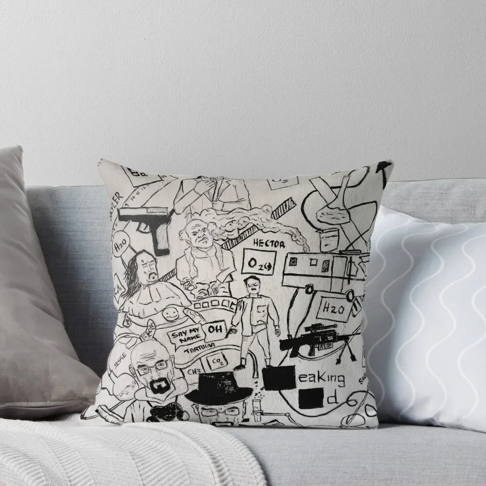 

Breaking bad doodle Throw Pillow Sitting Cushion autumn pillowcase Ornamental Pillow Pillow