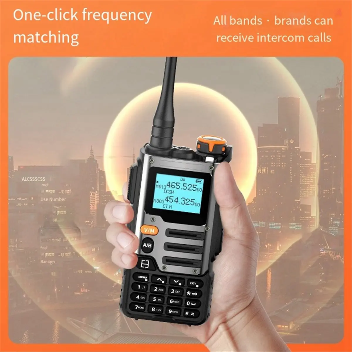 update. UV-K68 Walkie Talkie Air Band Radio TYPE-C K68 Charge UHF VHF DTMF FM NOAA Wireless Frequency Two Way Radio