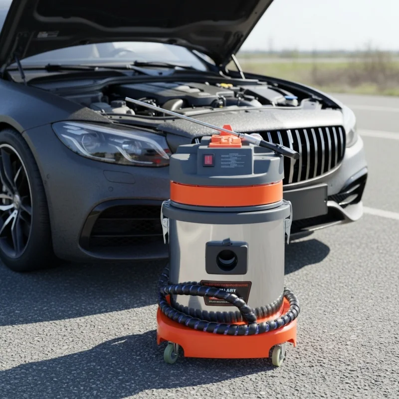 SOLARY EC601 Car Walnut Sand Iron Carbon Deposit Cleaner with High Pressure Valve Engine Internal Cleaning 1300W 15L AC 220-240V