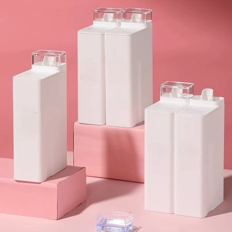 

Big Volume Vacuum Refill Bottle Flip Top Container For Laundry Detergent Shampoo Shower Gel Bathroom Travel Use