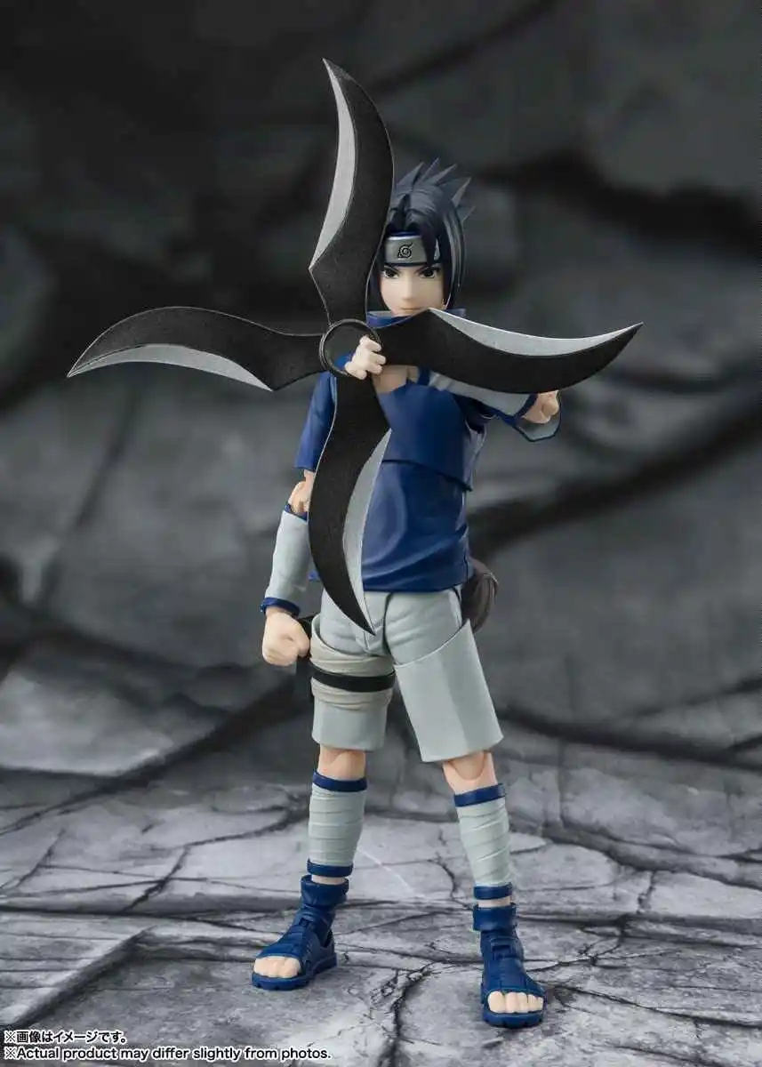 Original SH Figuarts Shf Sasuke Uchiha -Ninja Prodigy of The Uchiha Clan Bloodline Naruto Collectible Model Decoration