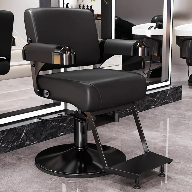 Simple Esthetics Barber Chair Design Trendy Glamour Comfortable Barber Chair Modern Elegant Silla Barberia Commercial Furniture