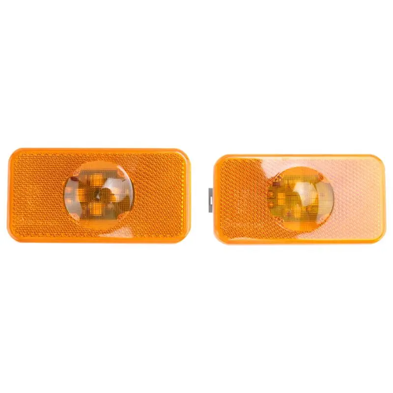 

Reliable-2Pcs 24V LED Side Marker Truck Signal Side Lights For Volvo FH FM FL Truck Lights Amber OEM 20789440 Truck Parts Access