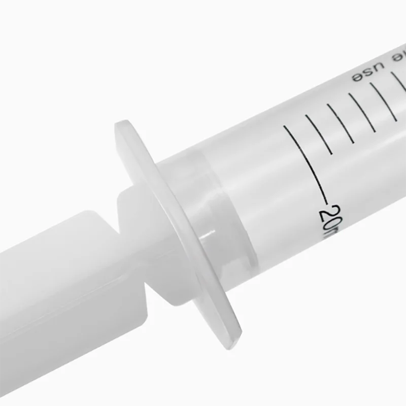 Disposable rubber ring-free plastic syringe liquid adder plastic syringe syringe sampler 1/2/5/10/20ml