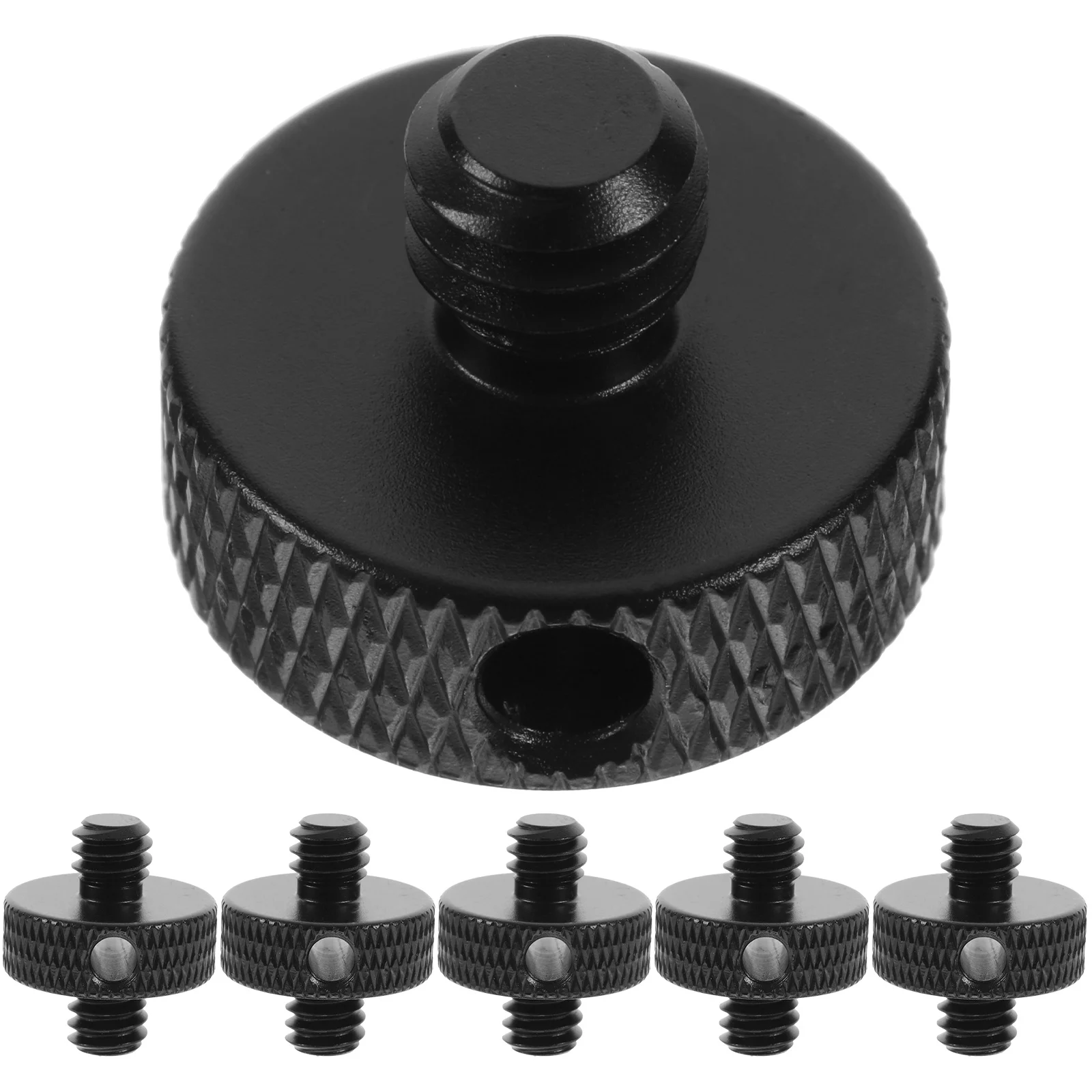 

6pcs 1/4 Inch Camera Screw Tripod Mount Aluminum Alloy Replacement For Tripods Monopods Quick Release Plates Double Head Camera