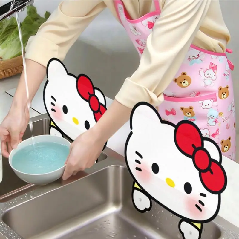 Simpatico cartone animato Sanrio Lavello Acqua a prova di spruzzi Piscina d'acqua Deflettore Gadget da cucina Piastra con ventosa Piastra di ritenzione dell'acqua