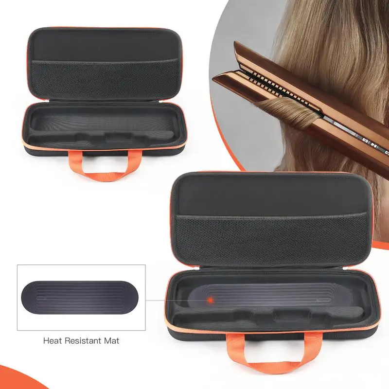 Portable Hair Straightener Storage Bag For Airstrait HT01 EVA Waterproof Hard Shell Carring Case Curling Irons Storage Bag