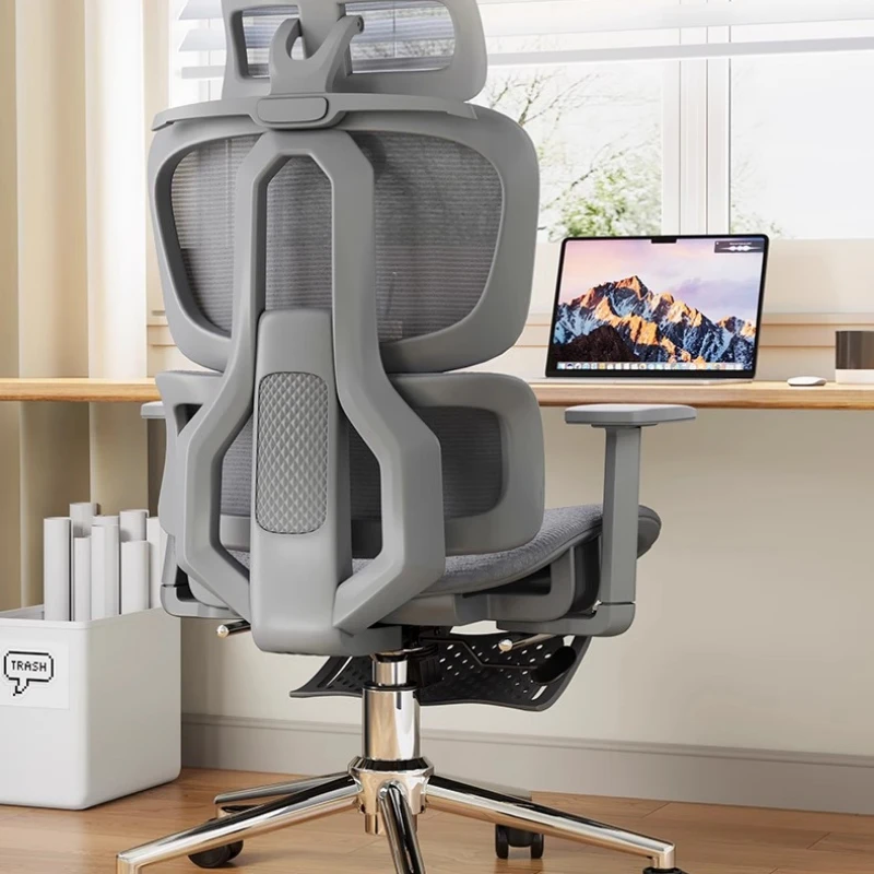 Kneeling White Ergonomic Office Chair Mesh Designer Accent Office Chair Siege Gaming Arm Folding Silla Gamer Office Furniture