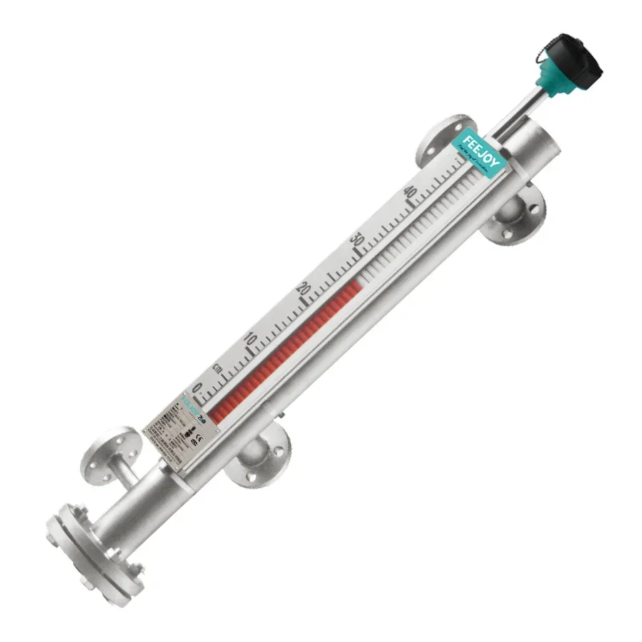 Double Color Magnetic Gas/ Level Indicator Sensor Magnetic Float Ball Level Gauge Price for Boiler Tank Water Level Test