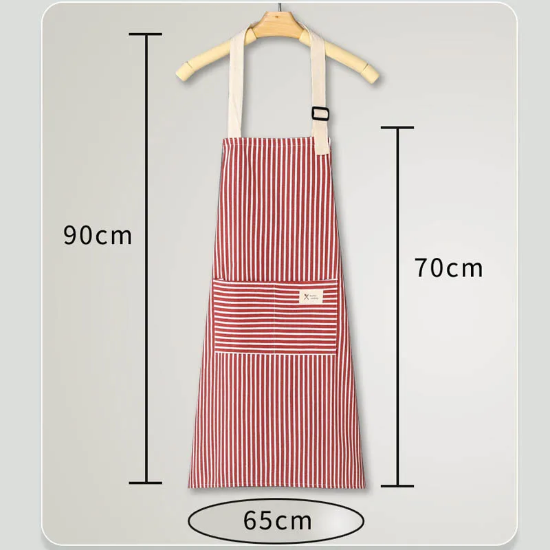 Avental personalizado Duoying com nome bordado e bolsos ajustáveis, o presente ideal para confeiteiros e chefs.