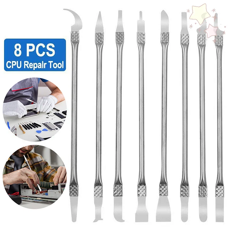 

Набор инструментов для ремонта изогнутых экранов и электроники — прецизионный набор из 8 предметов из нержавеющей стали 304