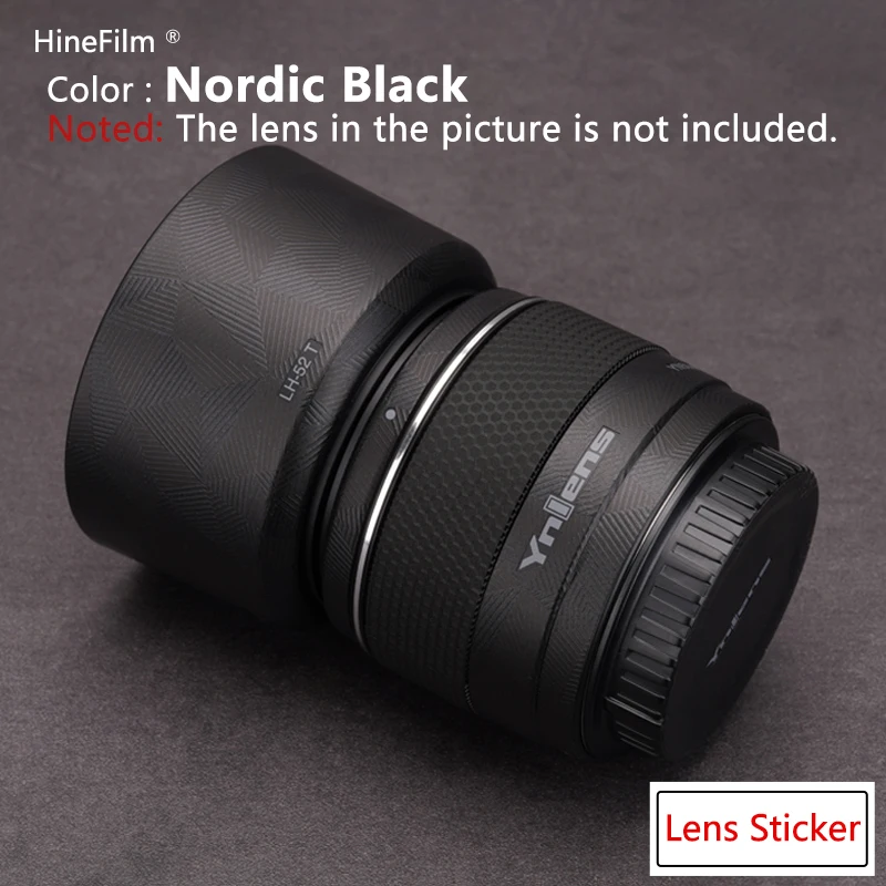 YnLens 50 1,8 S E Mount наклейка на рассеиватель Decal Skin для Yongnuo 50 мм F1.8 S DA DSM E Mount Lens Protector Coat Wrap Cover Чехол