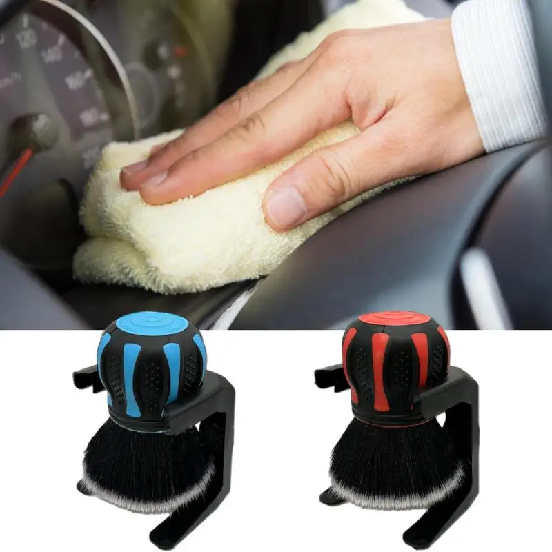 

Wheel Brush Car Detailing Brush Super Soft Curved Auto Dust Cleaner Anti Slip Dirt Dust Clean Brushes for car Dashboard Supplie