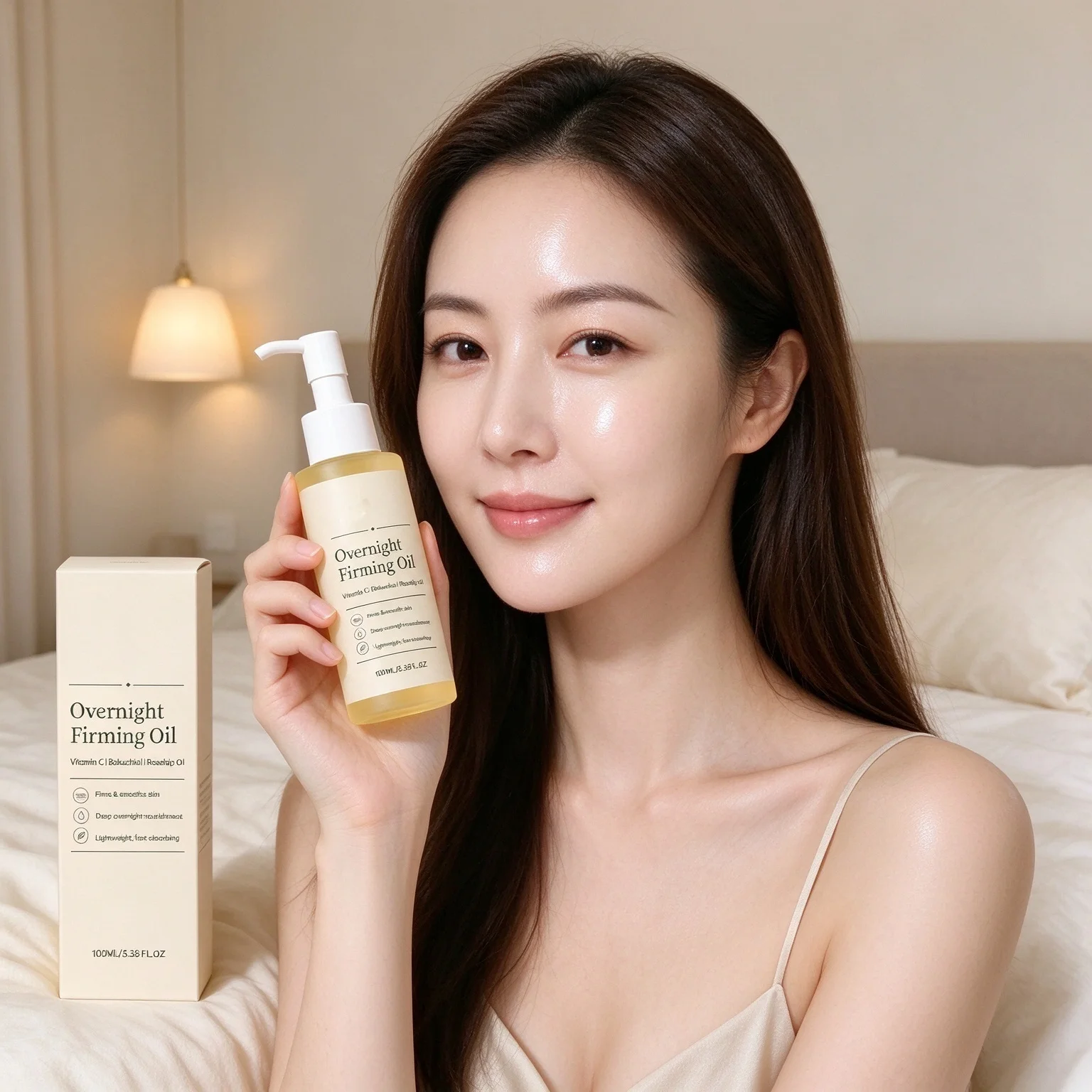 Face Oil Rosehip - フェイス用引き締めオイル 100ml ビタミンC配合、深層保湿、肌をなめらかにし、乾燥肌を柔らかくする、軽いテクスチャーでべたつかないフェイスセラムオイル。